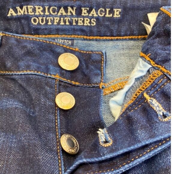 American Eagle Tomgirl Jeans Size 0 W26 - Picture 5 of 7